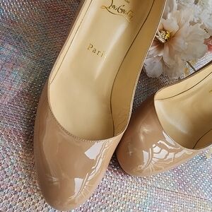 Authentic Christian Louboutin Rounded Toe Heels Timeless Elegance